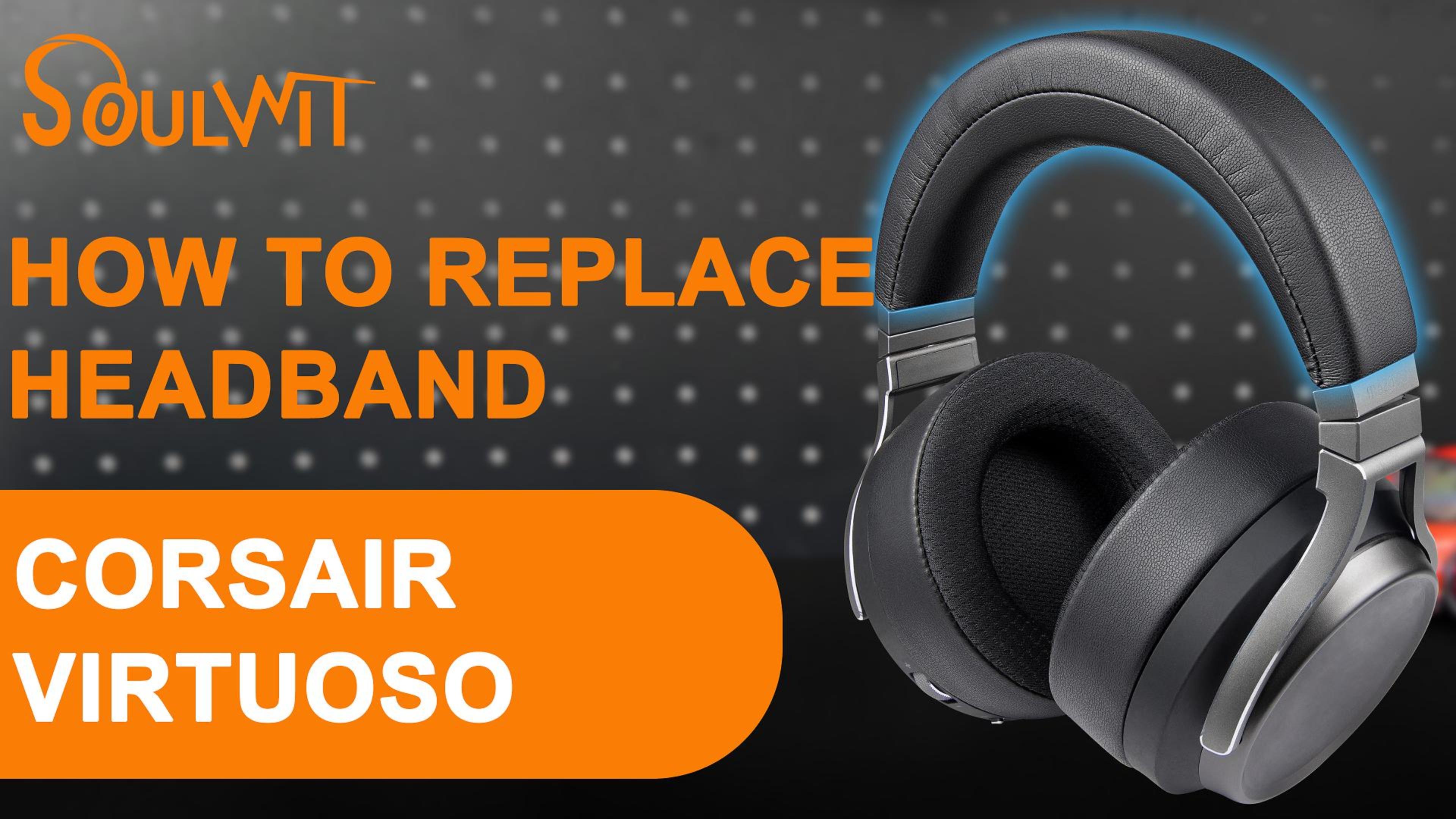 Amazon.com: SOULWIT Headband Cover for Corsair Virtuoso RGB